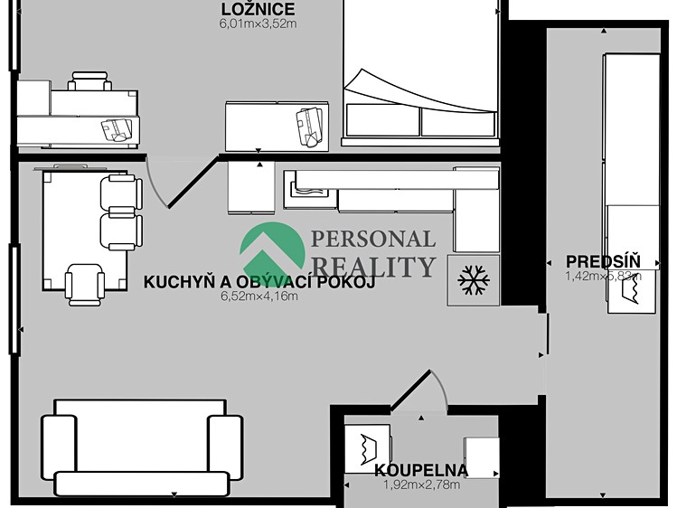 Квартира 2+kk на продаж, 65 м² (2 з 20)
