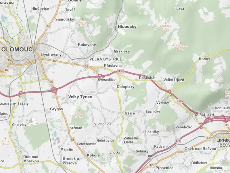 Prodej pole 4410 m², Velký Újezd – náhled fotky 3