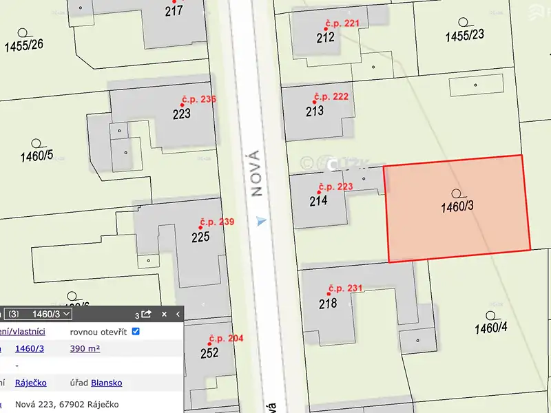 Prodej stavebního pozemku 651 m², Ráječko – náhled fotky 2
