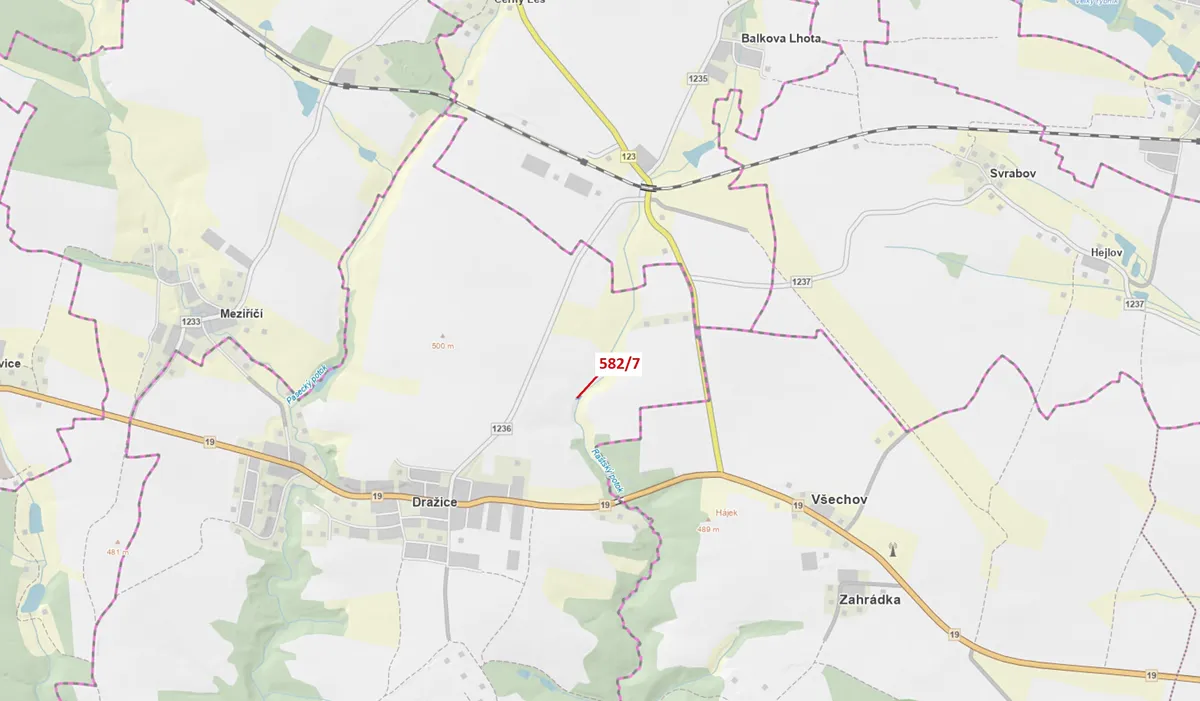 Dražba lesa 316 m²
