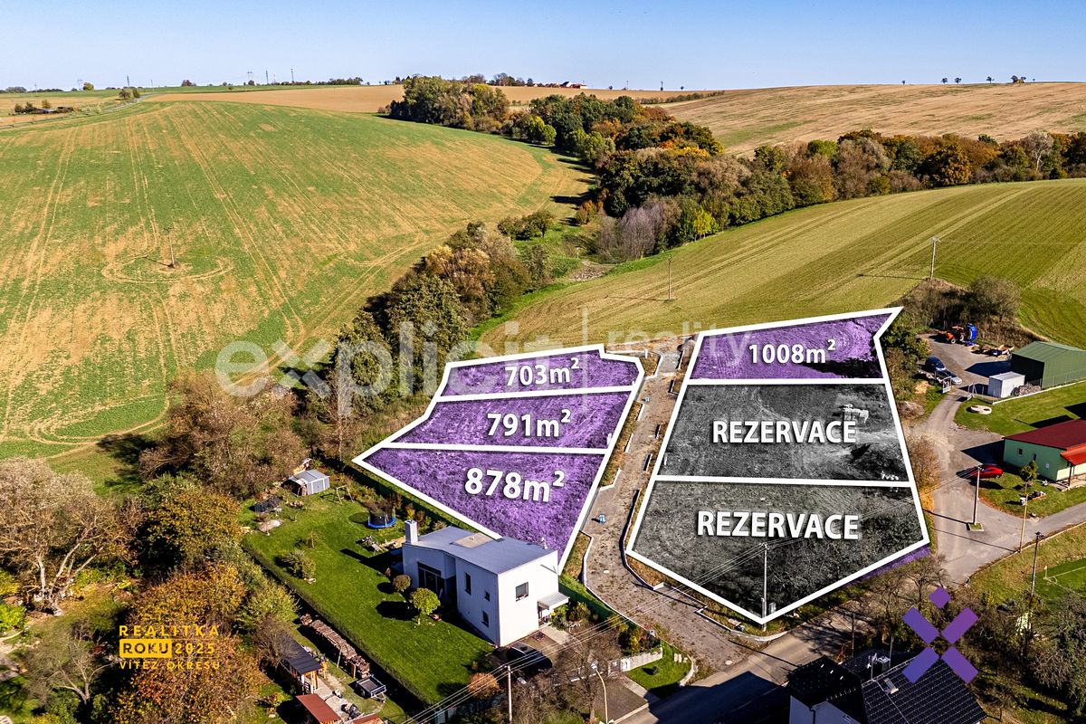 Prodej stavebního pozemku 1008 m², Lubná – fotka 1 z 3
