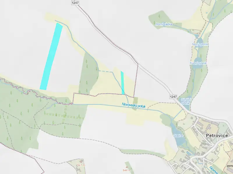 Prodej pole 23433 m², Miličín – náhled fotky 3