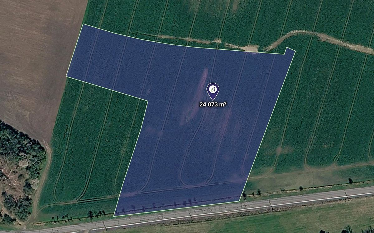 Prodej pole 24073 m², Čachovice – fotka 1 z 3