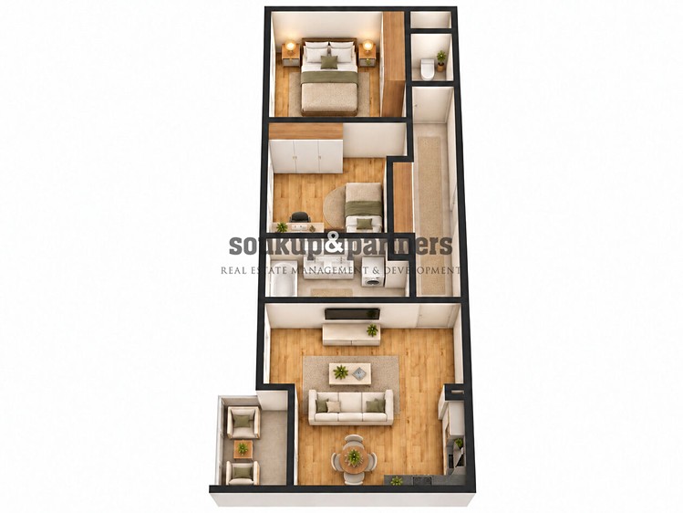 Prodej bytu 3+kk, 68 m² (6 z 7)