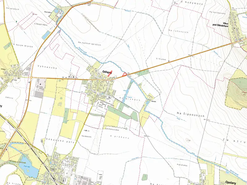 Prodej pole 3798 m², Odřepsy – náhled fotky 2