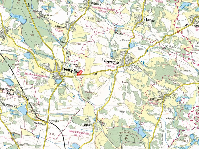Prodej pole 18300 m², Velký Bor – náhled fotky 3