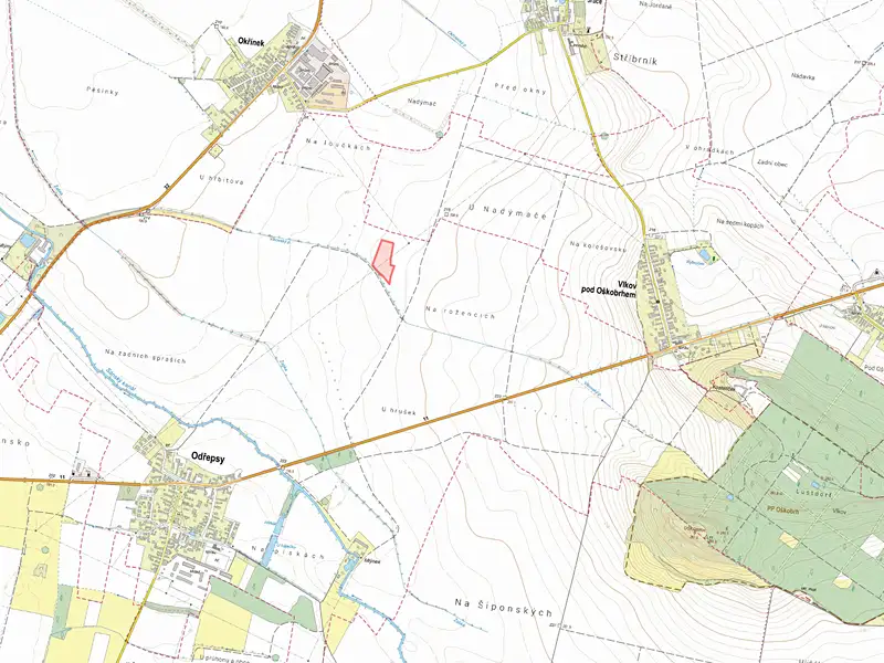 Prodej pole 13440 m², Odřepsy – náhled fotky 2
