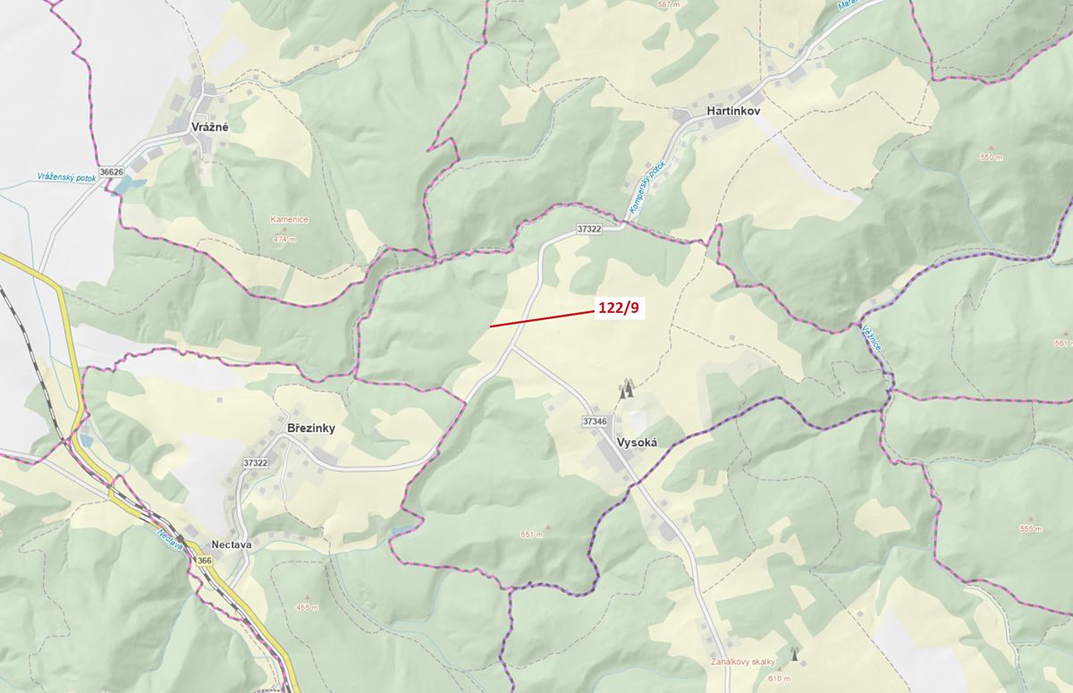 Dražba lesa 20 m², Jenišovice – fotka 1 z 3