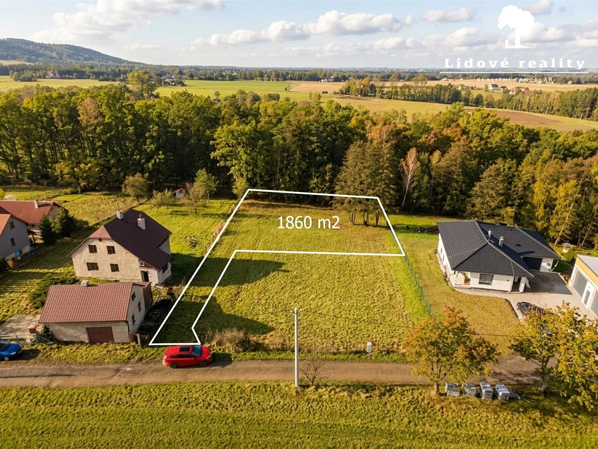 Prodej stavebního pozemku 1860 m²