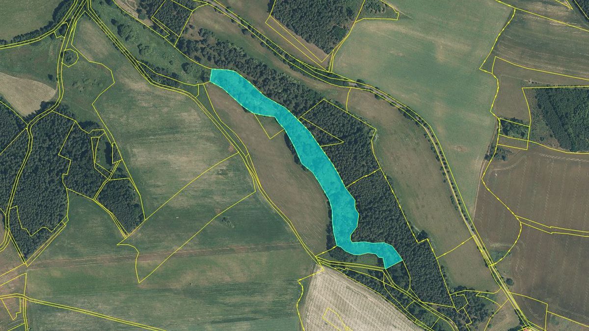 Dražba pozemku 26187 m², Prostiboř – fotka 1 z 3