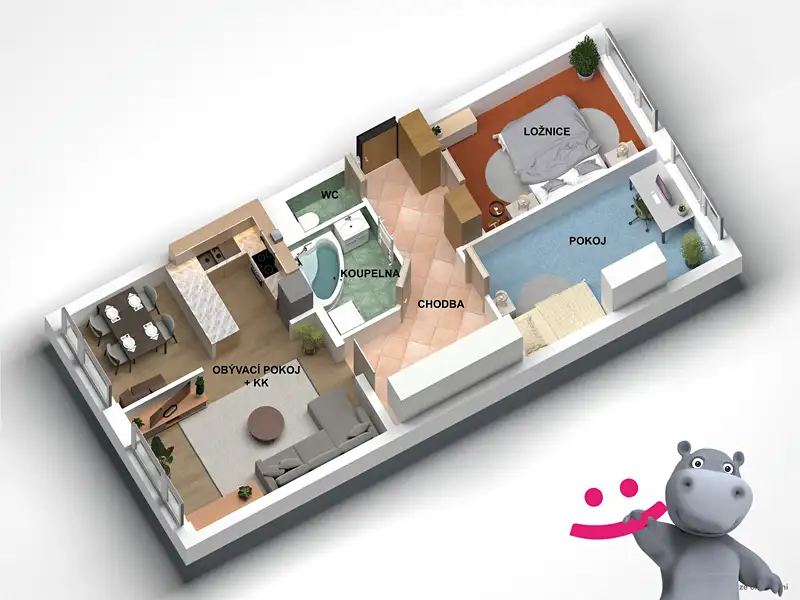 Prodej bytu 3+1 79 m², Kladno – náhled fotky 1
