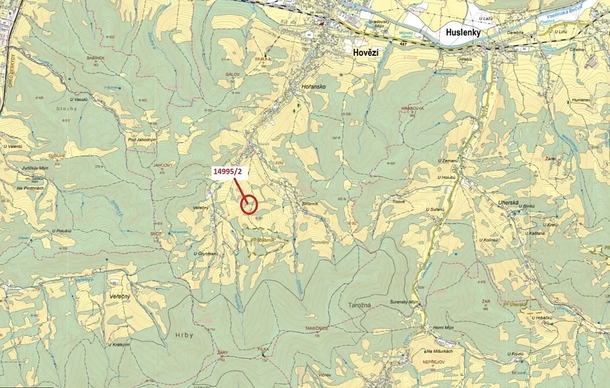 Dražba lesa 330 m²
