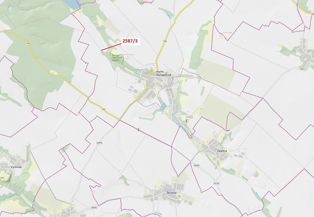 Dražba lesa 77 m², Horní Dunajovice – fotka 1 z 3