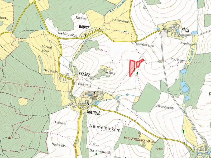 Prodej pole 11320 m², Hostouň – náhled fotky 2