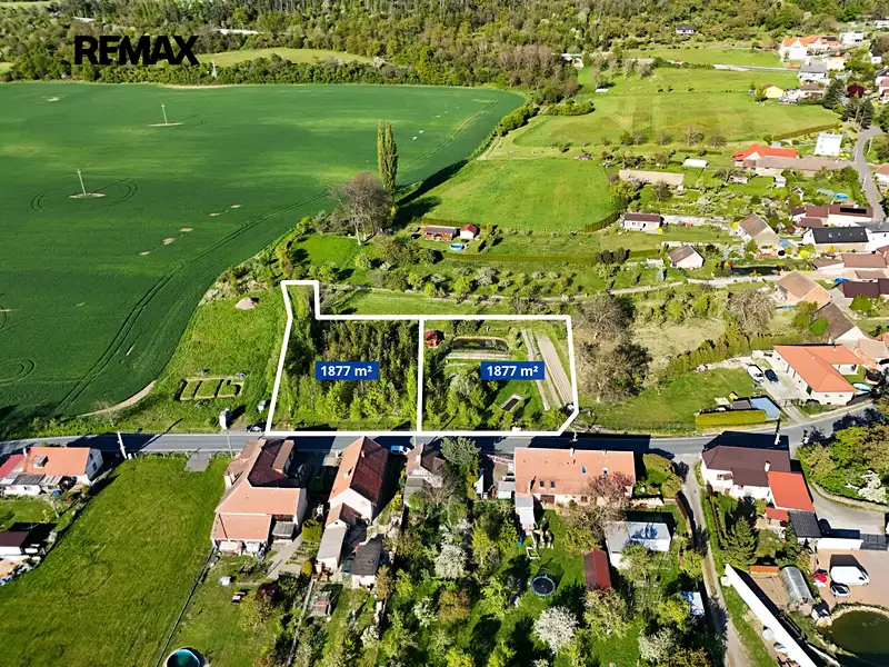 Prodej stavebního pozemku 1877 m², Podhořany u Ronova – náhled fotky 3