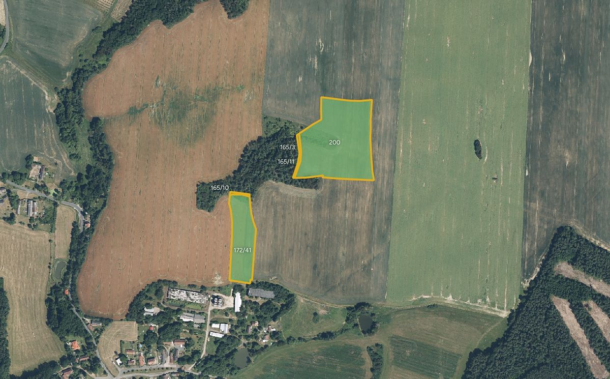 Prodej pole 23705 m², Hostouň – fotka 1 z 3