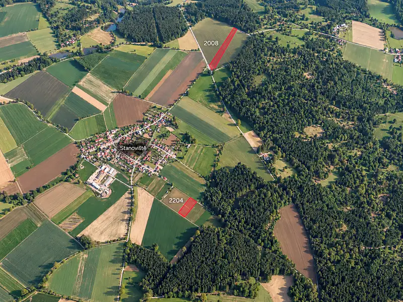 Prodej pole 17429 m², Stanoviště – náhled fotky 2