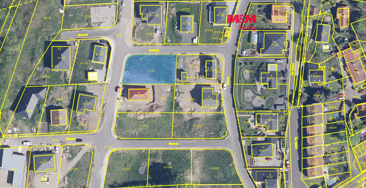 Prodej stavebního pozemku 823 m², Dubí – fotka 1 z 3