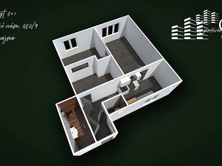 Wohnung 3+1 zum Kauf, 62 m² (23 von 23)