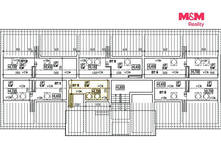 Квартира 2+kk на продаж, 40 м² (9 з 12)