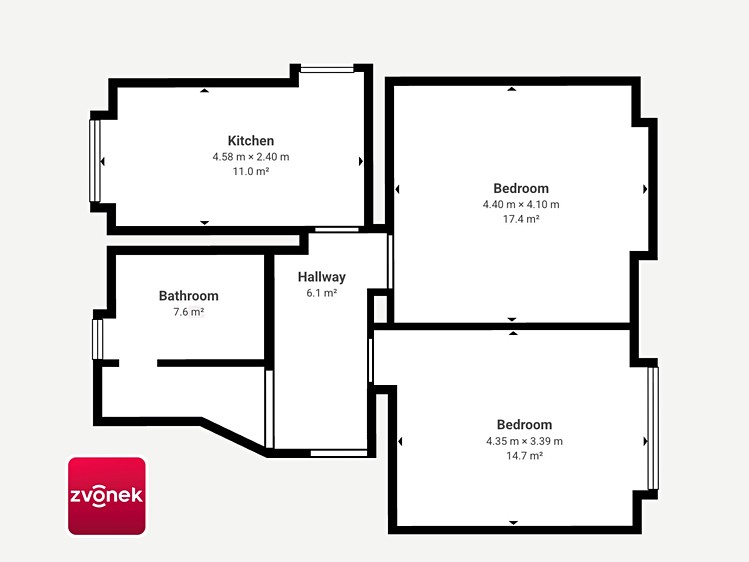 Квартира 2+1 на продаж, 64 м² (7 з 19)