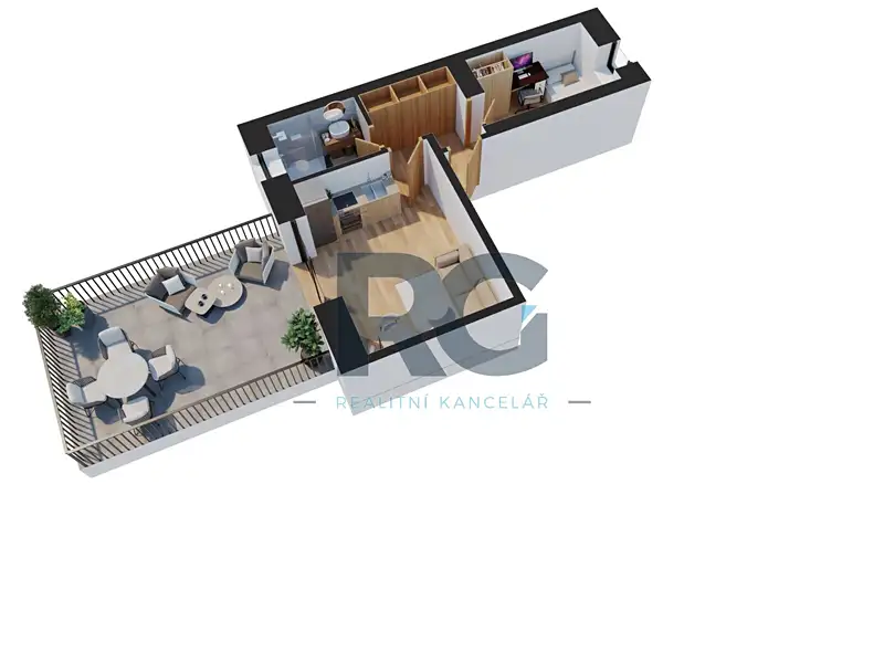 Prodej bytu 2+kk 51 m², Praha – náhled fotky 2