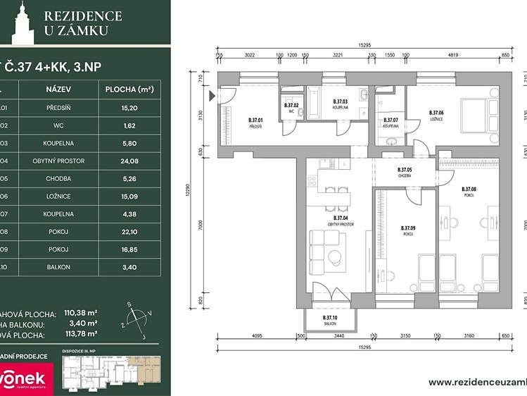 Wohnung 4+kk zum Kauf, 118 m² (4 von 11)