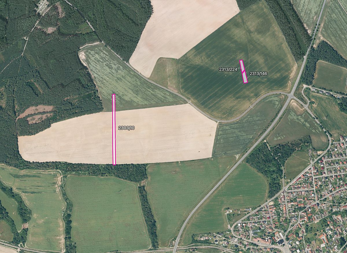 Prodej pole 9105 m², Třemošná – fotka 1 z 3