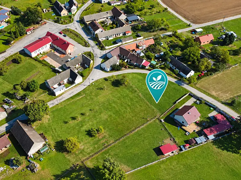 Prodej stavebního pozemku 1364 m², Drahov – náhled fotky 3