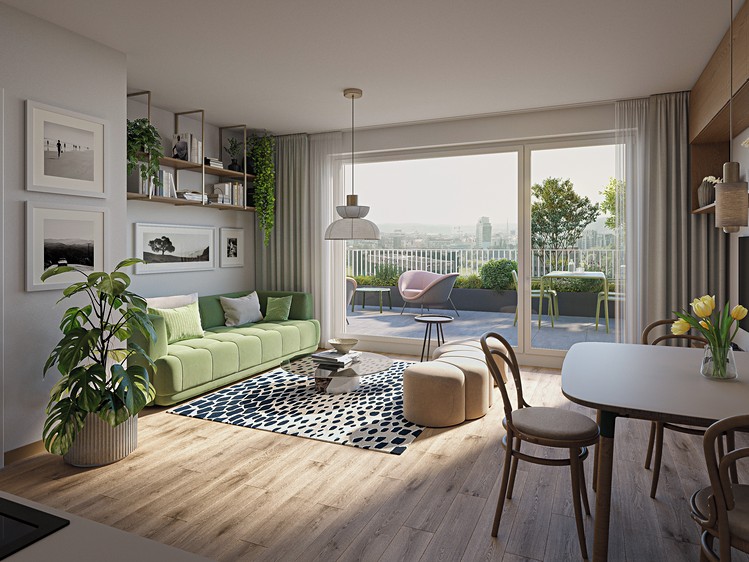 Квартира 2+kk на продаж, 46 м² (3 з 9)