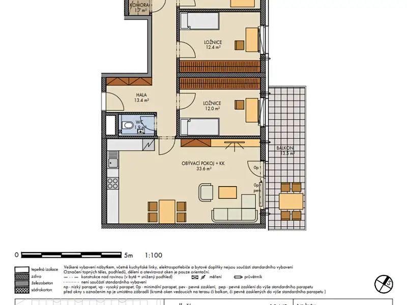 Prodej bytu 4+kk 103 m², Praha – náhled fotky 3
