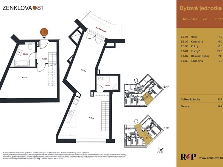 Квартира 2+1 на продаж, 81 м² (5 з 25)
