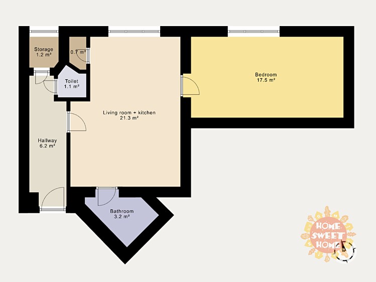 Wohnung 2+kk zur Miete, 51 m² (20 von 20)