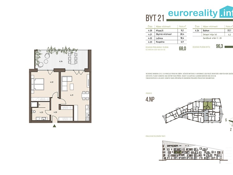 Prodej bytu 2+kk, 68 m² (4 z 16)