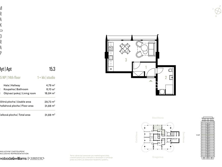 Prodej bytu 1+kk, 31 m² (5 z 5)