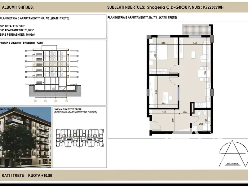 Prodej bytu 3+kk 76 m², Golem – náhled fotky 1
