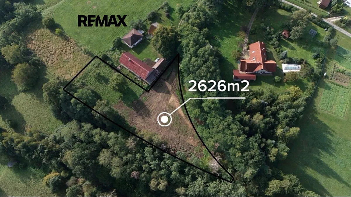 Prodej stavebního pozemku 2626 m²