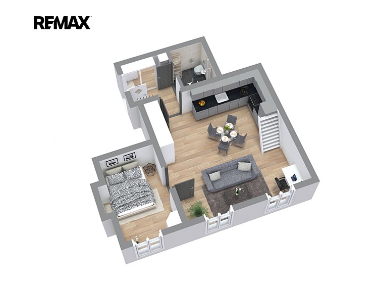 Квартира 2+kk в оренду, 52 м² (3 з 12)