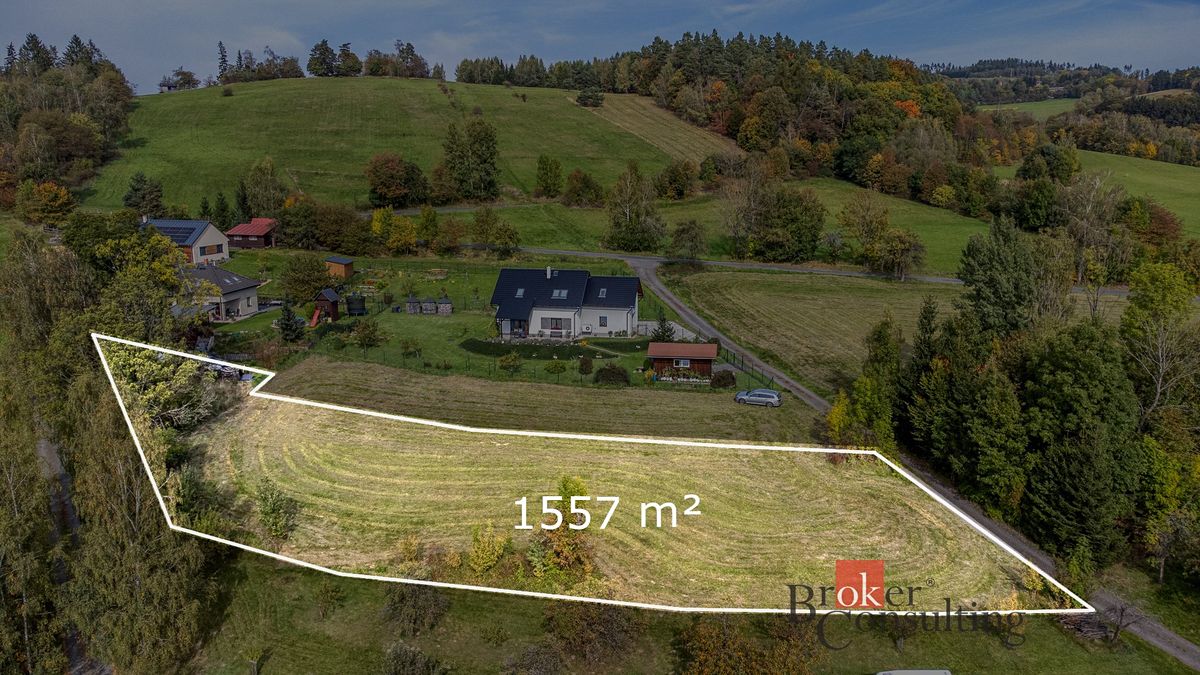 Prodej stavebního pozemku 1557 m², Železný Brod – fotka 1 z 3