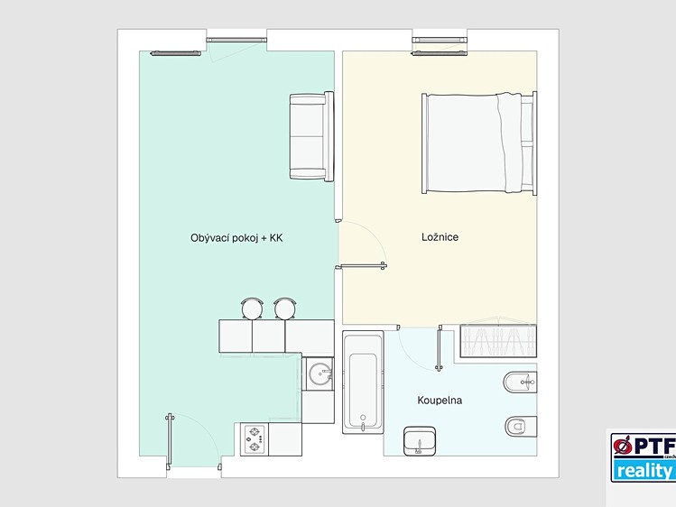 Wohnung 2+kk zur Miete, 52 m² (11 von 11)
