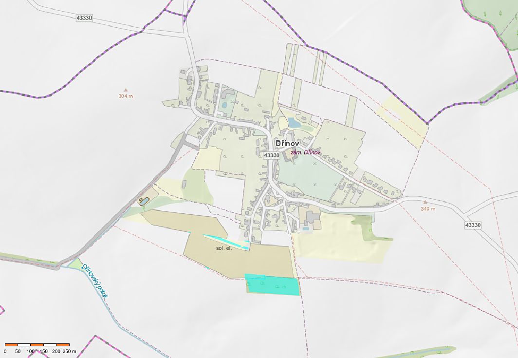 Prodej louky 13955 m², Dřínov – fotka 1 z 3