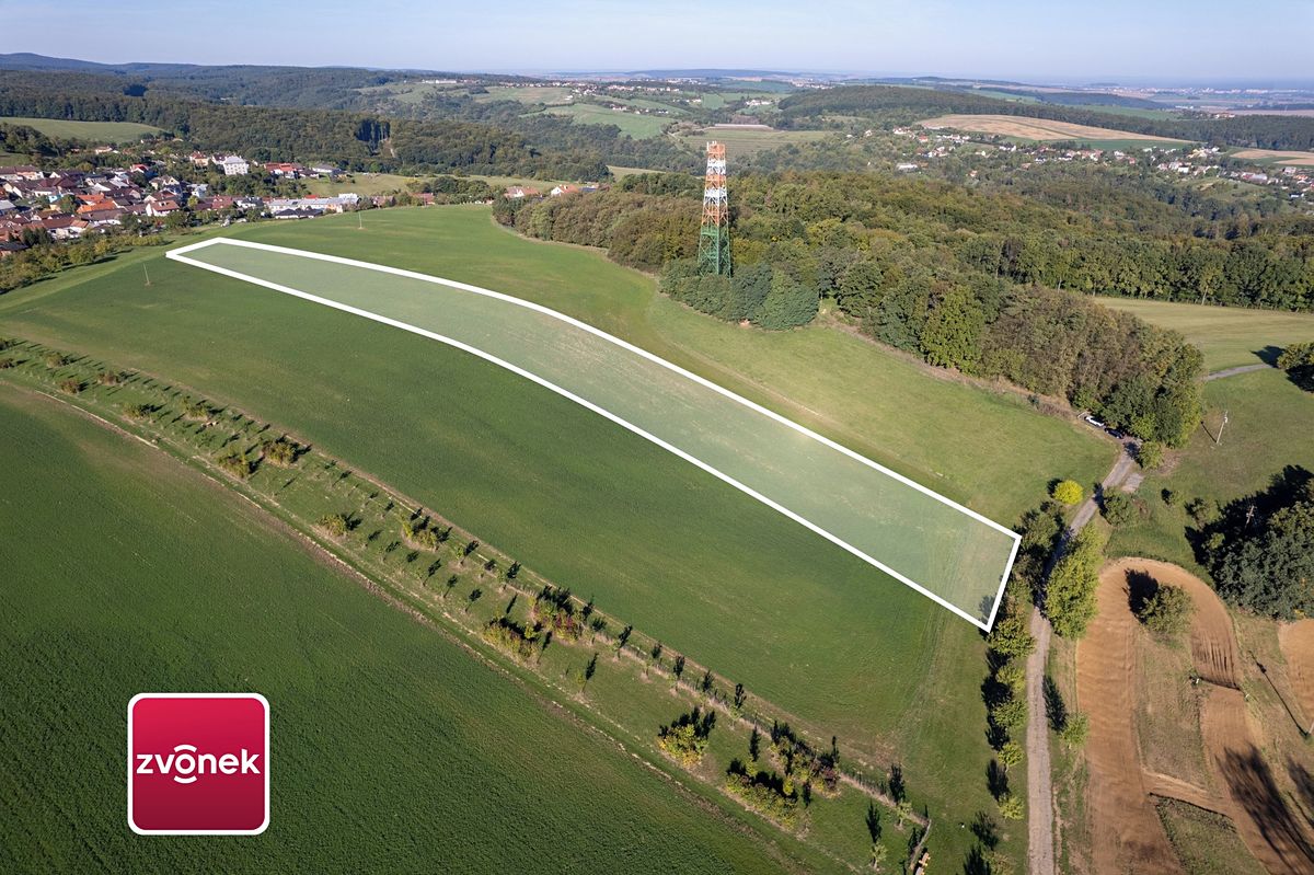 Prodej pozemku 9303 m², Žlutava – fotka 1 z 3