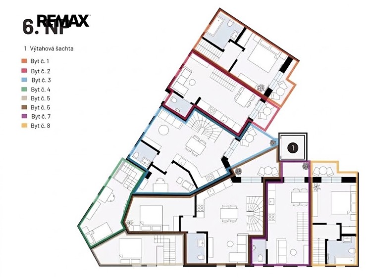 Квартира 2+kk на продаж, 54 м² (4 з 8)