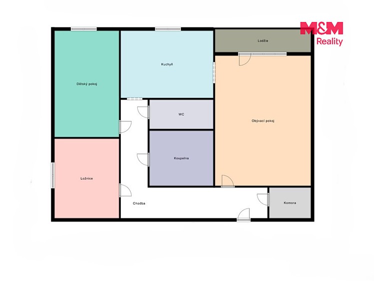 Wohnung 3+1 zum Kauf, 63 m² (12 von 13)