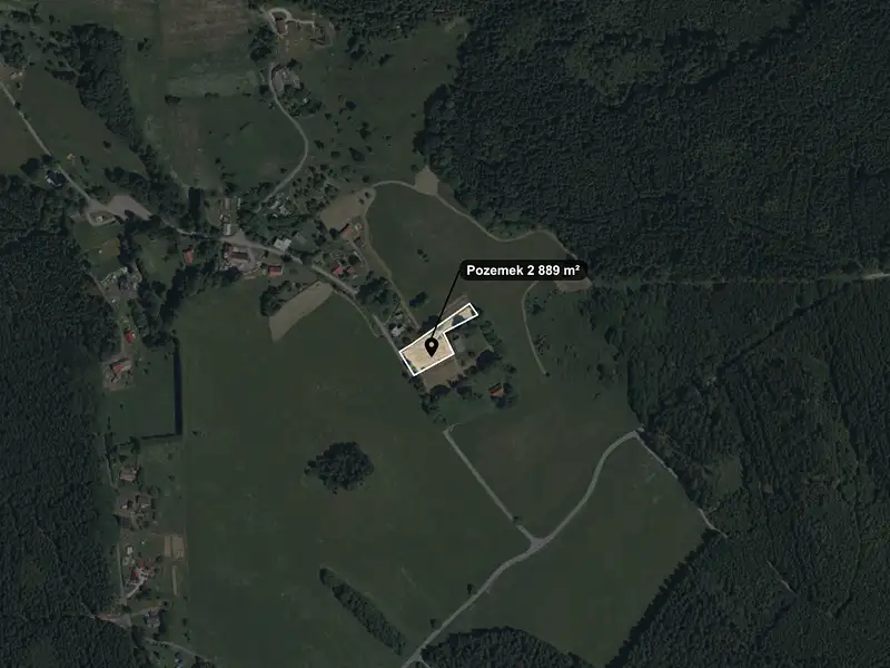 Prodej stavebního pozemku 2889 m², Chodský Újezd – náhled fotky 1