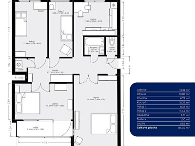 Prodej bytu 4+1, 81 m² (3 z 20)