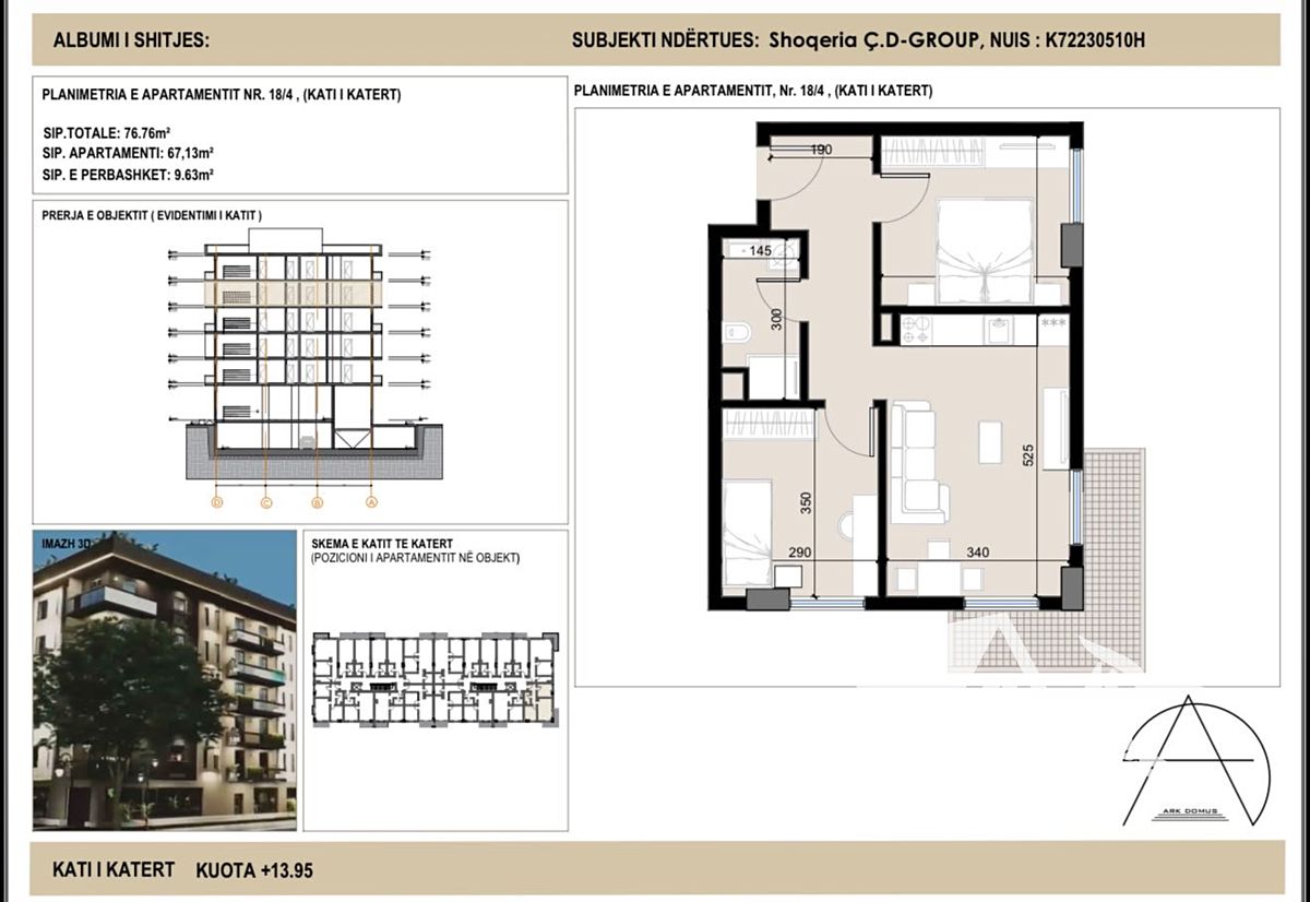 Prodej bytu 3+kk 67 m², Golem – fotka 1 z 3