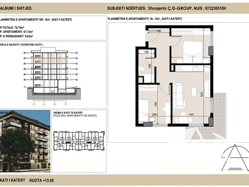 Prodej bytu 3+kk 67 m², Golem – náhled fotky 1