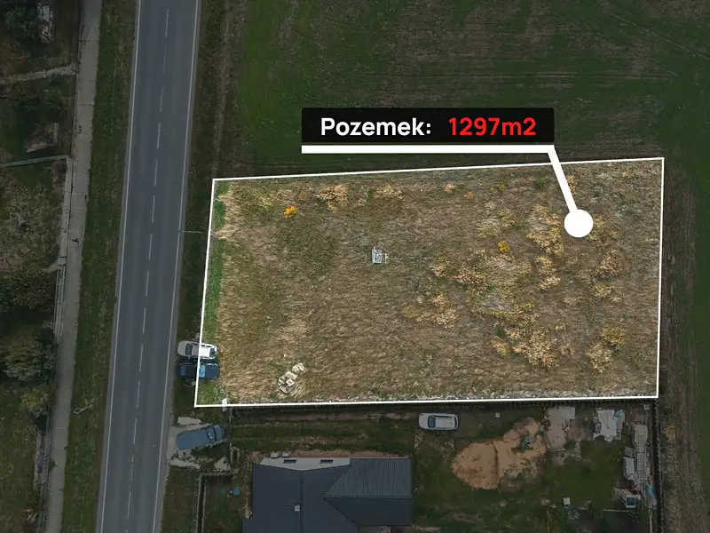 Prodej stavebního pozemku 1297 m², Mikulovice – náhled fotky 2