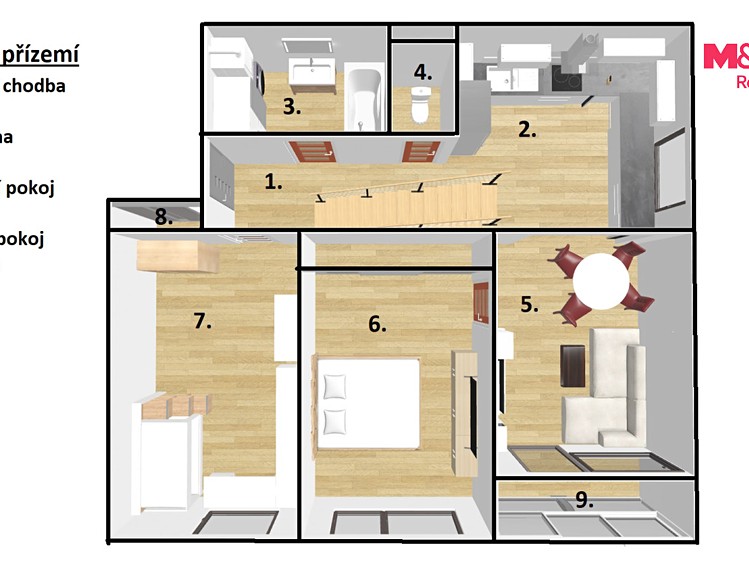 The 3+1 flat for sale, 68 m² (25 of 30)
